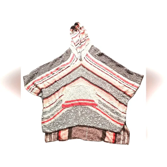 Free People Multicolor Knit Poncho - Picture 3 of 3